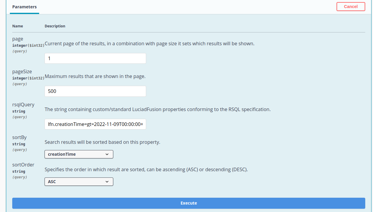 rest filter api query params