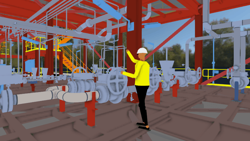 LuciadRIA application showing the same dataset with default style and PBR style