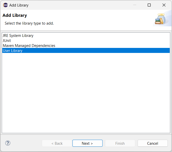 selectuserlibrary