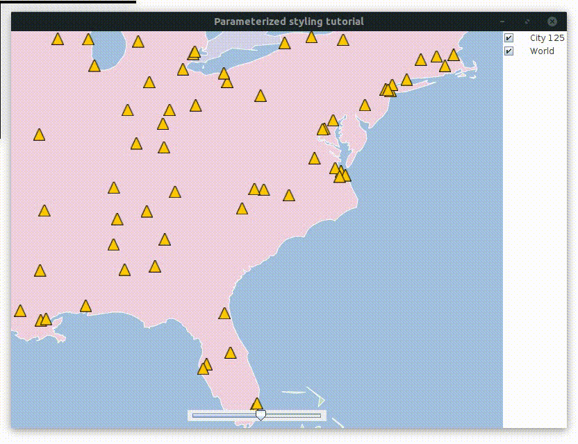 lls parameterizedstyling citieslayer