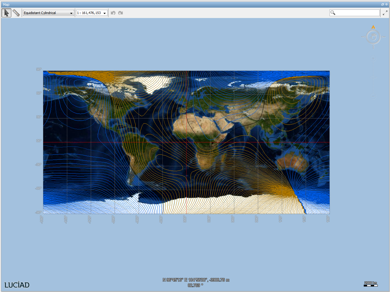 031 magnetic north lines