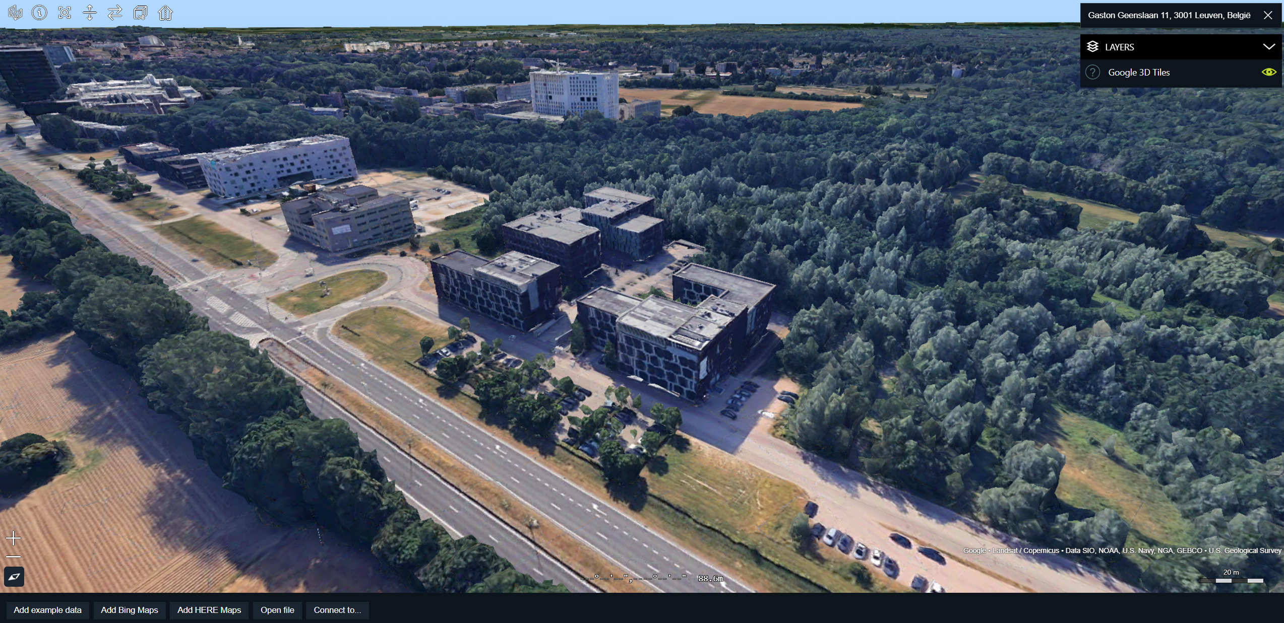 google3DTiles LeuvenOffice