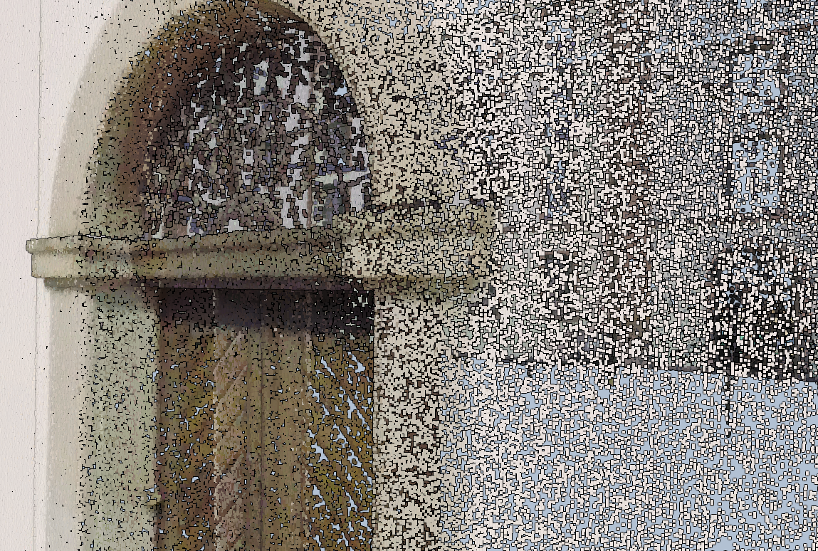 Fixed dots of 4 pixels