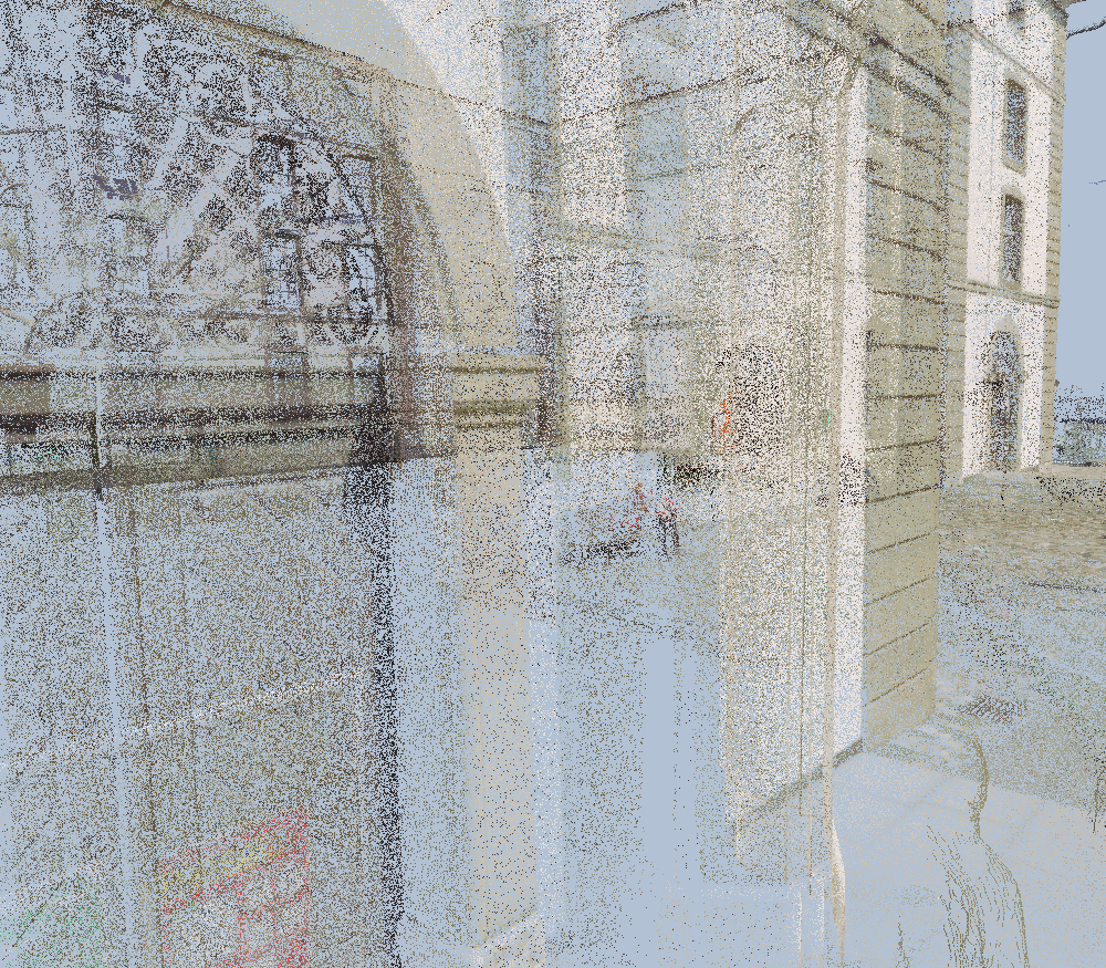 Unclear sparse point cloud